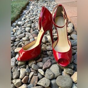 Ivanka Trump Red D’Orsay Stilettos Sexy Size 7